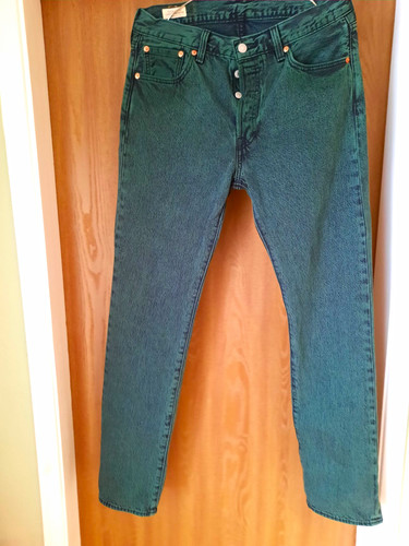 Levi premium 501 green - levi's,