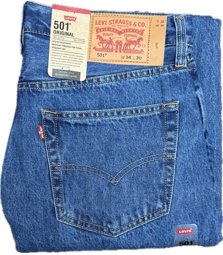 New levis 501 - new, denim
