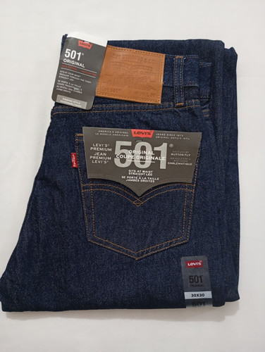 Levis 501 mens denim jeans - denim,