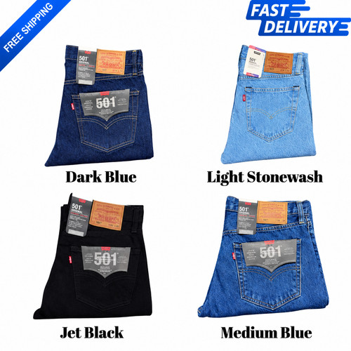Levis 501 mens denim jeans - 501,