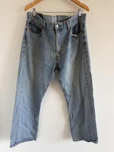 Levi 505 pale denim jeans - levi,