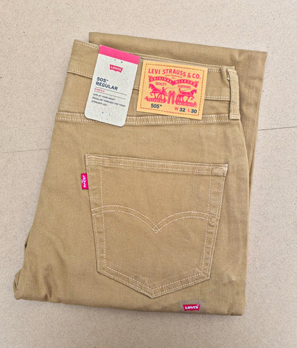 Levi men beige - denim, 505