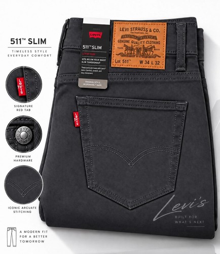 Levi 511 slim - slim, chinos
