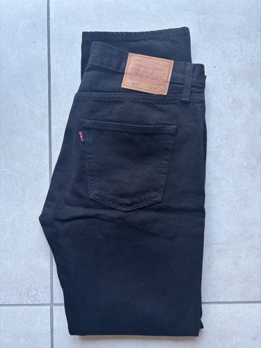 Levi 501 men black denim - levi's,