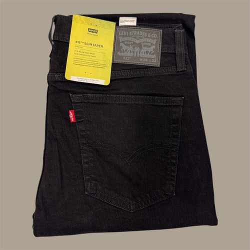 Levi black 512 slim taper - black,