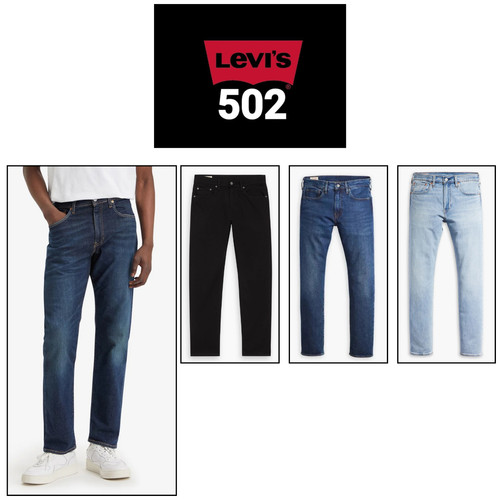 Levis 502 mens taper jeans - levis,