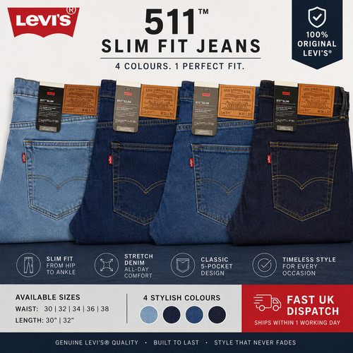 Levi 511 jeans men - men's, slim