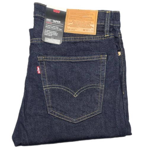 Levis 502 mens denim jeans - denim,
